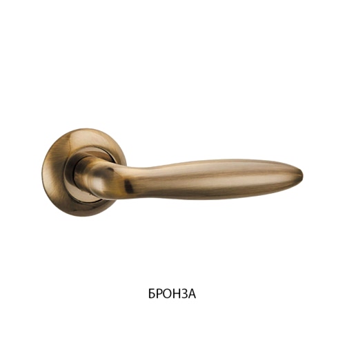 Дверная ручка PUNTO BASIS TL, зеленая бронза, алюминий